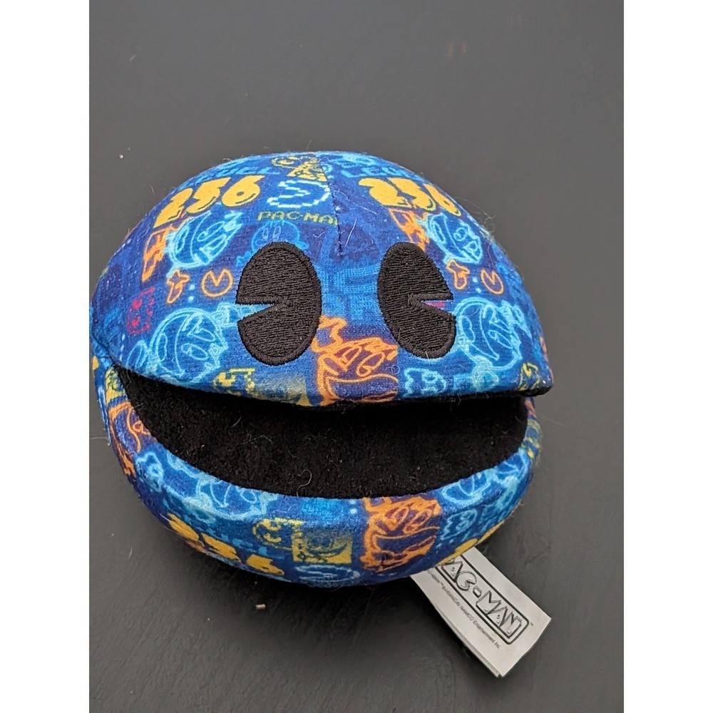 Pac-Man Game Level 256‎ Sticker Bomb 7" Plush Doll 2022 Bandai Namco Toy Factory